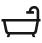 Private Bathtub and Shower icon