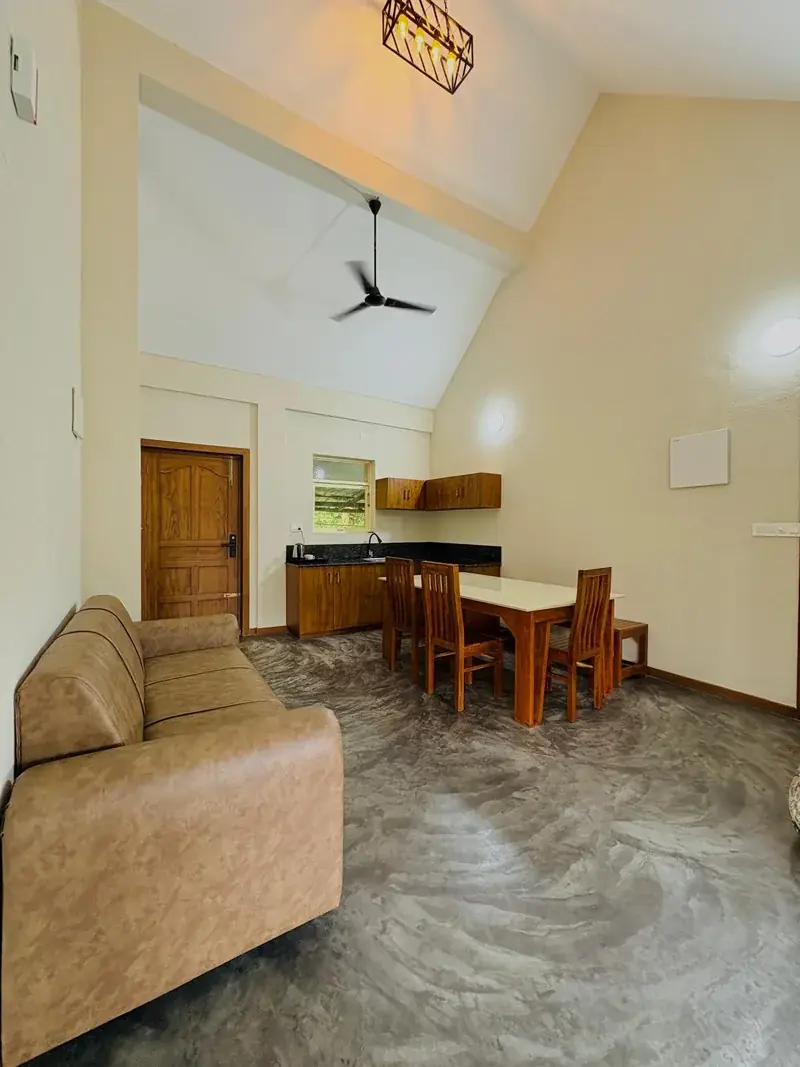 Dining nook in the room