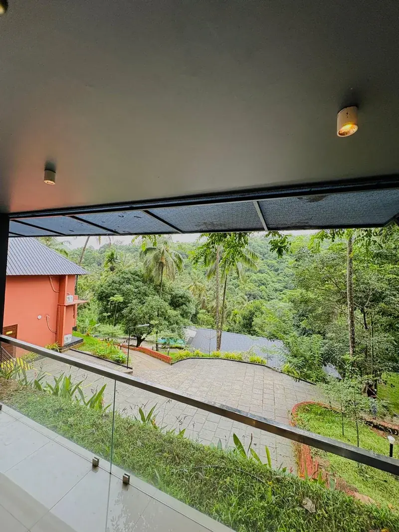 Glass house veranda