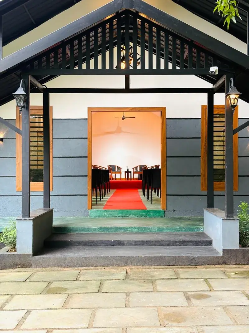 Banquet hall entrance