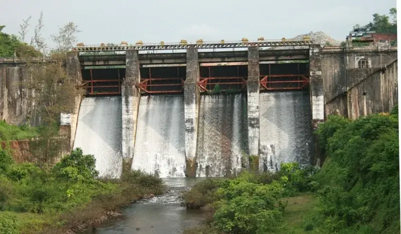 Peruvannamuzhi Dam near Vayalada Gardens Resort, Kozhikode